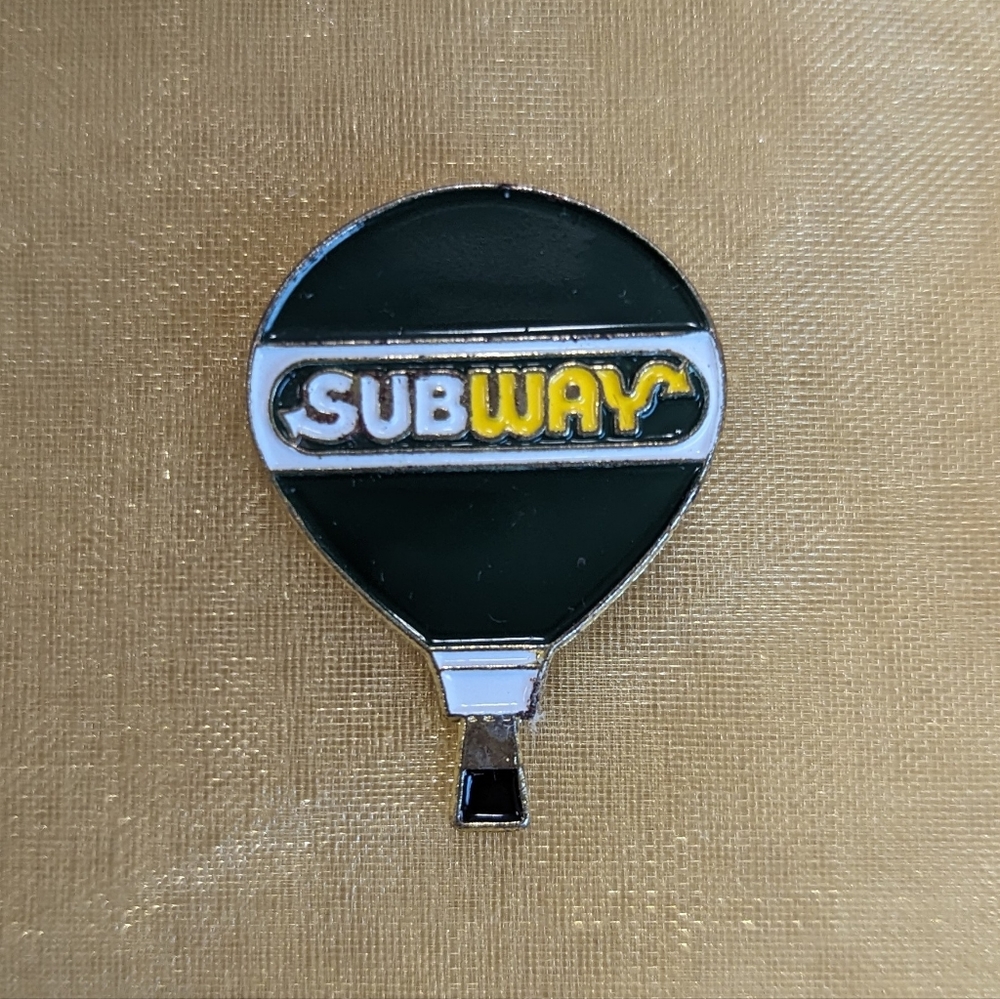 Vintage Collectable Subway Hot Air Balloon Lapel Pin by Pins Unlimited